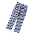 thumbnail image 6 of Sleepwear Mens Flannel Pajama Pants, Long Plaid Pj Bottoms, 6 of 8