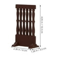 thumbnail image 2 of RENACLIPY Japanese Wooden Screen Decor Brown Cute Home Decoration 2Pcs, 2 of 8
