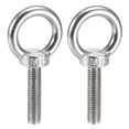 thumbnail image 2 of Unique Bargains 2 Pcs M12x50mm Thread 30mm Inside Dia 47mm OD Stainless Steel Lifting Eye Bolt, 2 of 6