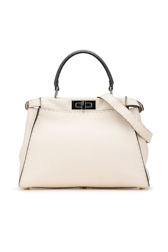 Pre-Owned Fendi Selleria Peekaboo Regular Handbag/Shoulder Bag, 2-Way, 8BN290,... (Good)