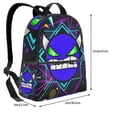 thumbnail image 5 of Geometry Dash Multifunctional Backpack Casual Hiking Daypacks High Capacity School Bag Bookbag, 5 of 5