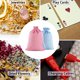thumbnail image 5 of Dinheiro - Paquete de 12 bolsas de regalo para fiestas: minibolsas de lona con cordón para obsequios, cumpleaños infantiles, fiestas, 13 x 18 cm, 5 of 5