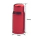 thumbnail image 4 of Sywqhk 2 tapas de válvula de neumático Presta para bicicleta, tapa de válvula de bicicleta de aleación de aluminio (rojo) Sywqhk Alta Calidad, 4 of 4