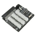 thumbnail image 1 of Conector adaptador de fuente de alimentación para minería de 6 pines, adaptador de placa Fuente de alimentación 1600W PSU GPU 12 Amp/2400 Watts Negro 12 puertos PCIe para D750E S1 para 095HR5 Ccdes No se aplica, 1 of 1
