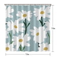 thumbnail image 5 of Waterproof Cute Boho Daisy Shower Curtain 72x72 Inch Boho Style Polyester Unique Shower Curtain for Bathroom Hotel Home Decor with 12 Plastic Hooks, 5 of 5