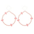 thumbnail image 4 of 2pcs Wrist Hand Strap Grip Lanyards Loving Heart Decors Heart Shape Beads Lanyards, 4 of 7