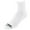 White, variant on Performance Quarter Cushioned Socks (3 Pack) (Men)