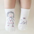 thumbnail image 3 of Zapato Bonitos calcetines con estampado de dibujos animados para bebés y niñas, calcetines cortos de algodón para niños (rosa) Ehuebsd Para Estrenar, 3 of 4