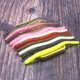 thumbnail image 3 of sunsanly 10Pcs 11.5cm/4.2g Soft Lure Spiral Pattern Simulation Tempting Angling Long Tail Breadworm Worm Fake Bait Outdoor Fishing, 3 of 7