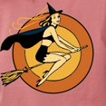 thumbnail image 3 of CafePress - Retro Witch Womens Comfort Colors Shirt - Womens Comfort Colors® Shirt, 3 of 4