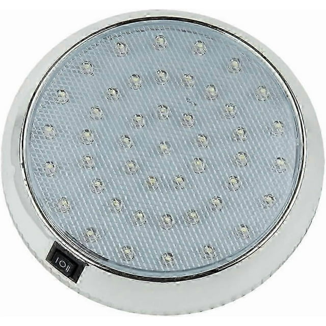 RV Interior Light - 12V 46 LED Car Roof Light for Caravan Camper Van Boat Marine Vehicle12.5**12.5*2cm