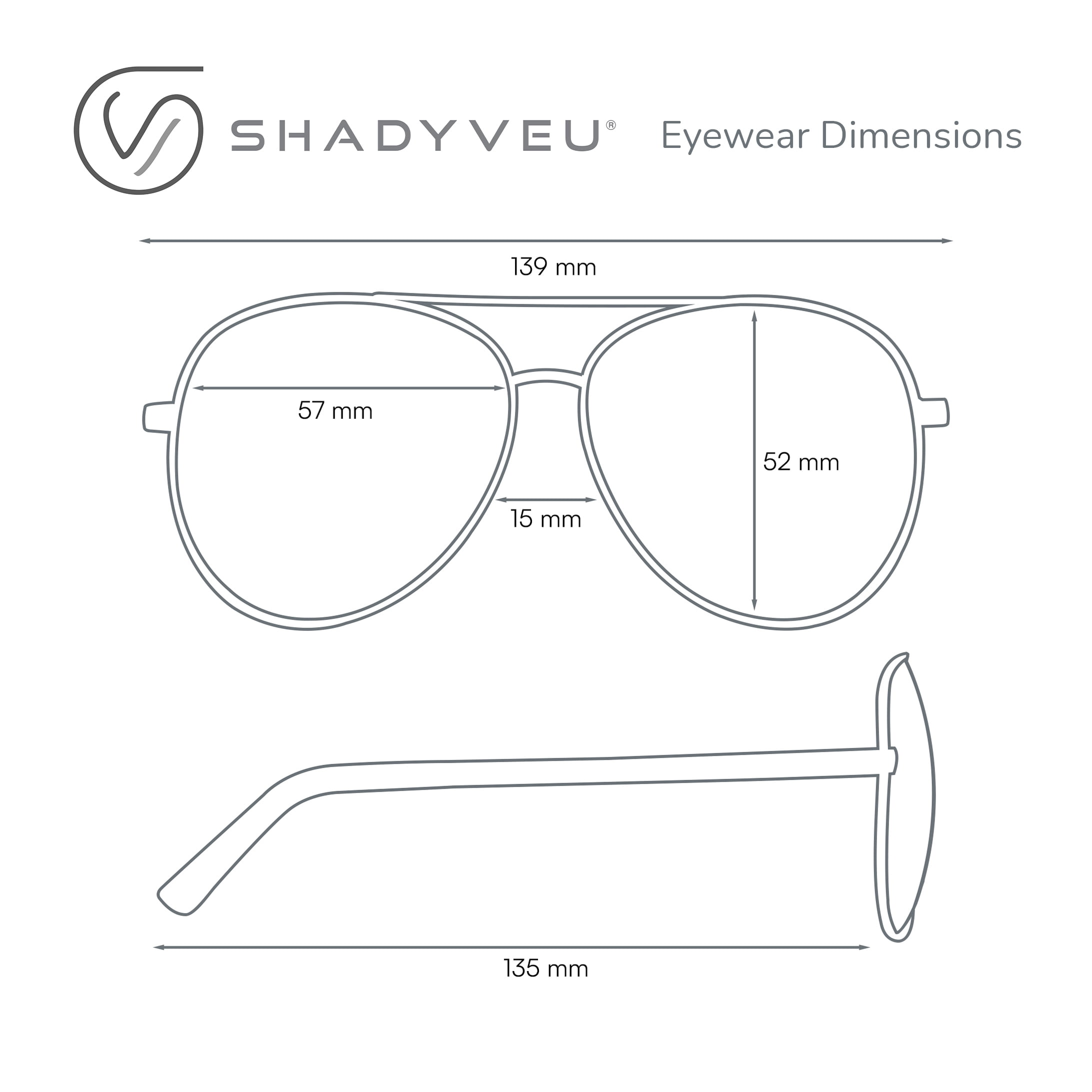 ZEN Oversized Aviator Super Dark UV400 Category 4 Sunglasses for Men & Women - Metal Frame, Shatterproof Dark Lenses, Light Sensitivity & Outdoor Protection