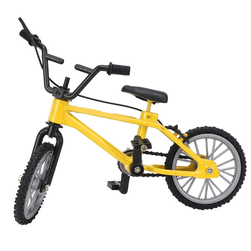 Mini Mountain Bike Toy Small Car Kid Racing Bicycle Toy High Performance Easy To Use Replacement Part For Model Car Yellow
