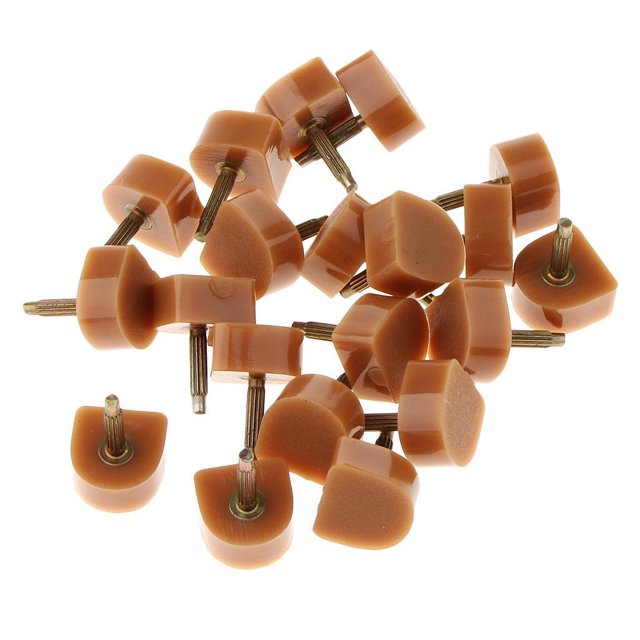 mmirethe Shoe Repair Replacement Dowels High Heel Tips Taps Pads Enhanced Performance Apricot Fine 12mm 12mm Thin Pin 2Set