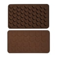 thumbnail image 1 of 2 piezas de chocolate, molde para galletas, molde de silicona para hornear, adecuado para restaurantes, familias, 1 of 6