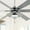 Silver, variant on Bella Depot 72" Modern LED Ceiling Fan 6-Speed Reversible Chandelier With Dimmable Light and Remote Control