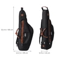 thumbnail image 3 of Alto Saxophone Storage Bag Saxophone Case Alto Sax Container Instrument Carrying Bag, 3 of 8