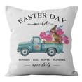 thumbnail image 6 of JeashCHAT Easter Pillow Covers 18x18 Easter Pillow Cases Rabbit Bunny Egg Hunt Patterns Decor Easter Decorations for The Home Throw Pillows Cover, 6 of 6