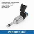 thumbnail image 3 of Inyector de combustible único No.35310-2B120 Boquilla de inyección de combustible para Hyundai Sonata Eco 2015-2017 1.6L Negro, 3 of 6