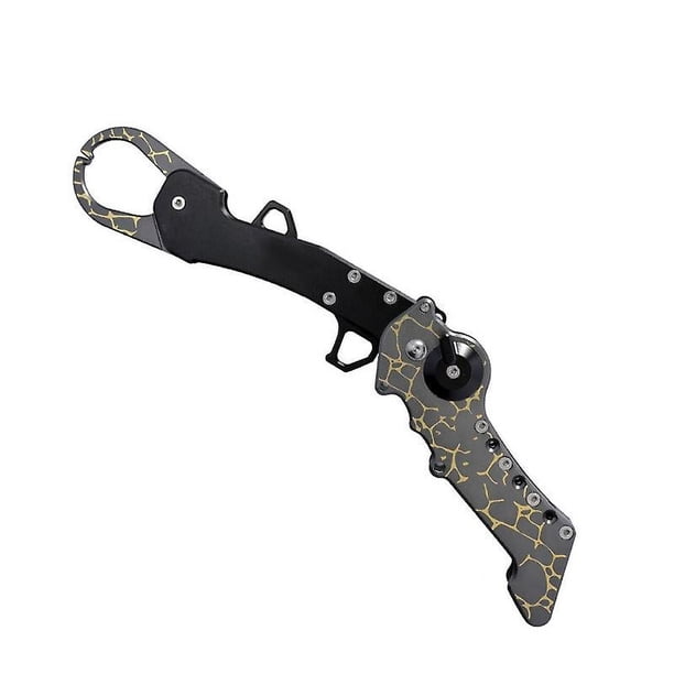 Black Fish Grip Grabber Keeper Lip Holder Alicates Cortador de línea de pesca multifuncional