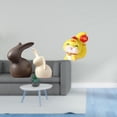 thumbnail image 2 of Juego de estatuas de conejo de y serpiente de dibujos animados, figura decorativa para soporte de TV, estante, mesa, centro de mesa, oficina, 2 of 8