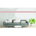 thumbnail image 3 of Dundee Deco's Peel and Stick Wallpaper Border - Floral Pink Blooming Flowers Wall Border Retro Design, 15 ft x 7 in, Self Adhesive, 3 of 6