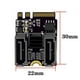 thumbnail image 4 of Tarjeta adaptadora M2 a SATA3.0 tarjeta KEY A + E WIFI M.2 a tarjeta convertidora SATA para PC, 4 of 6