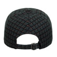 thumbnail image 5 of Yuanlong Unisex Plaid Baseball Cap Classic Grid Pattern Sun Hat Adjustable Winter Wind Blocking Casual Daily Travel Headwear, 5 of 5