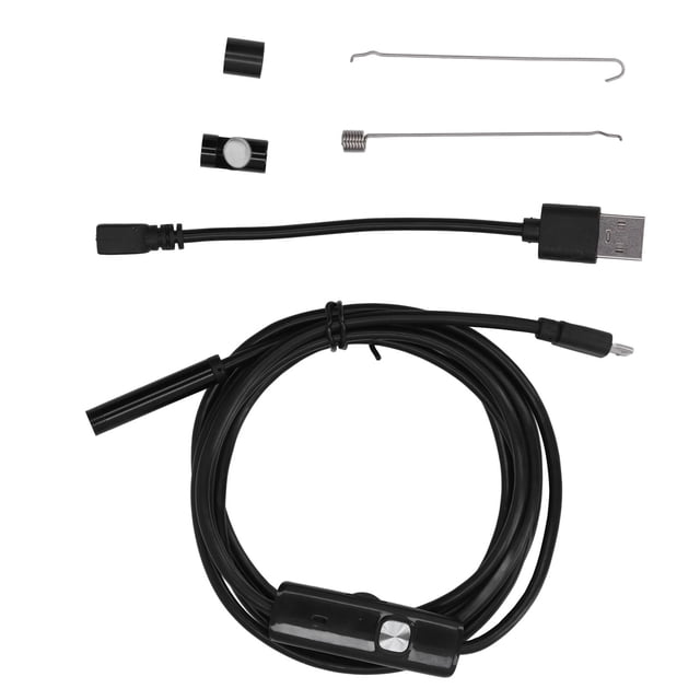 Luces Dirigió Ajustables, Cámara Endoscopio USB USB USB DE 1.3MP, Ideal para inspección de tuberías, Mantenimiento Automotriz, 6 LED, IP67 A PRUEBA DE AGUA, SEMI