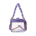 thumbnail image 2 of LJNYFDC Multifunctional Shoulder Bag Women Crossbody Chain Handle Rhinestones Inlay Transparent PVC Handbag Adjustable Straps, 2 of 7