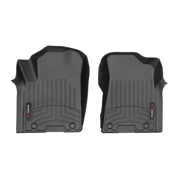 Weathertech Floor Liner 4415021 FloorLiner; Molded Fit; Black; Thermoplastic Polyolefin TPO Vacuum Formed Material; 2 Piece