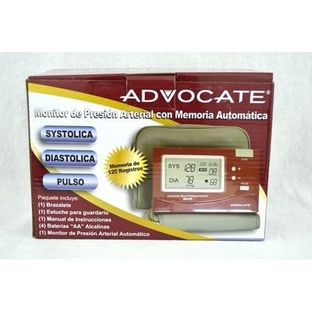 Advocate Arm Blood Pressure Monitor w/X-Large Cuff-1 (Best Blood Pressure Meds With Least Side Effects)
