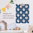 thumbnail image 2 of ALAZA Plastic Clipboard A4 Letter Size Decorative Clipboards for Students Women Men 9" x 12.5" Sport Baseball Star Stipes, 2 of 6