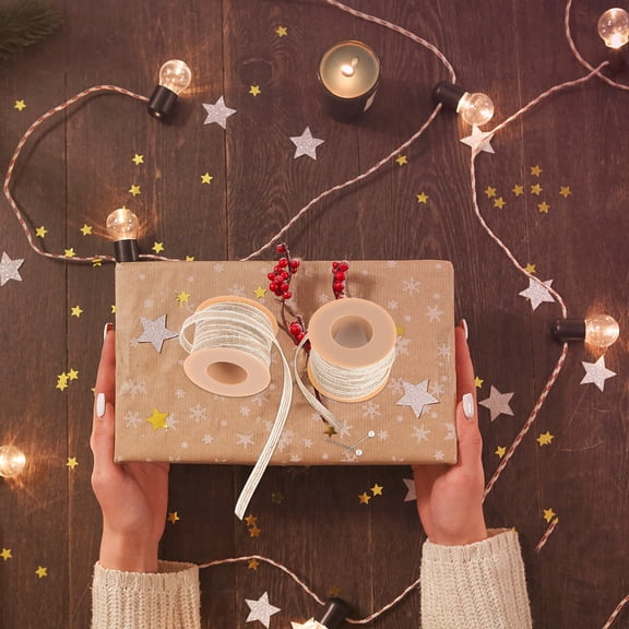 WRISTBIQUE Khaki Jute Twine 2 Rolls Natural Jute Cord for DIY Projects and Wrapping