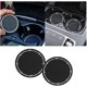 thumbnail image 5 of Posavasos universales de silicona antideslizante para coche, 2 unidades, 2,75 pulgadas, con diseño de diamante (negro), 5 of 5