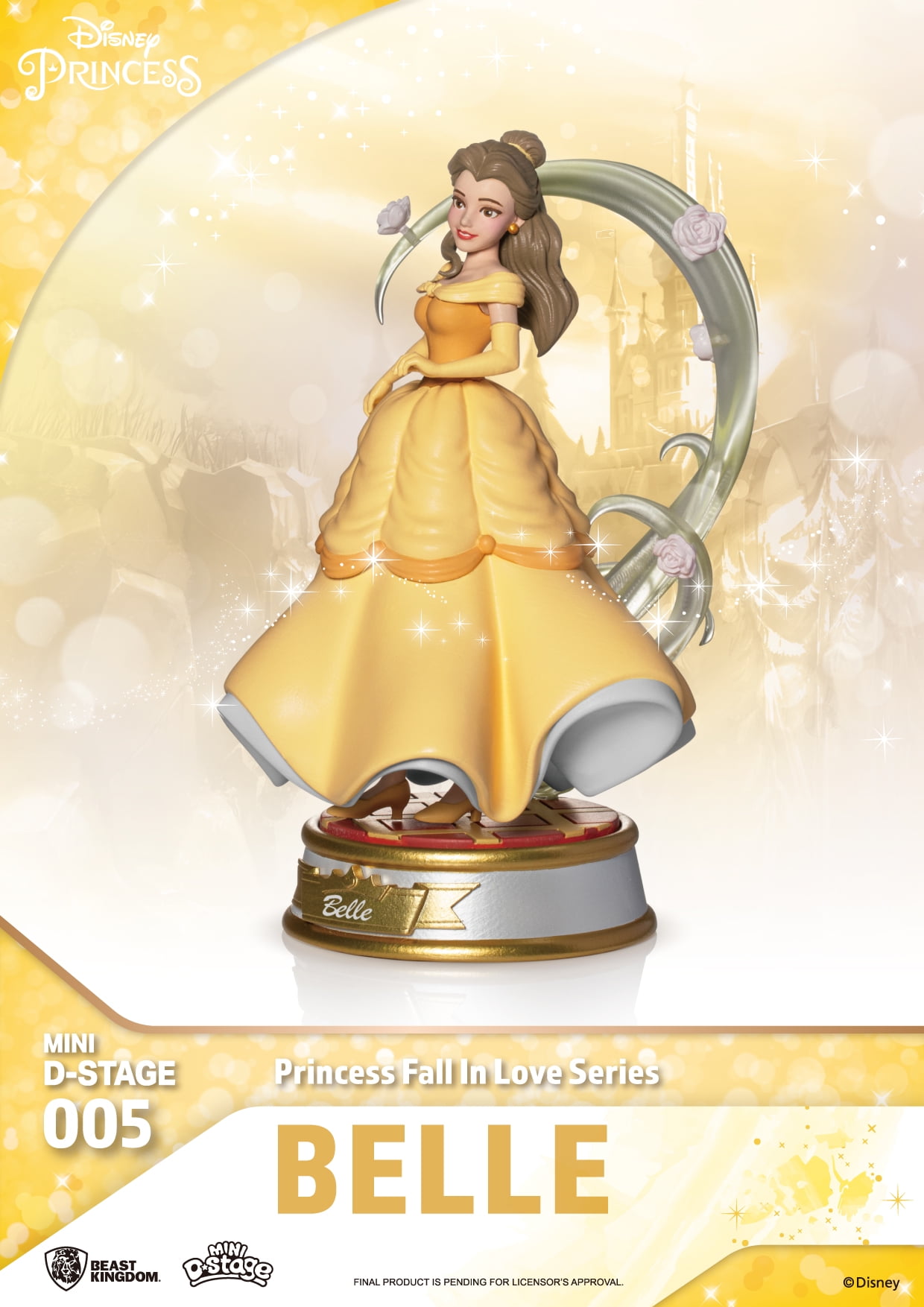 Princess Fall In Love Series-Belle (Mini Diorama Stage)