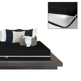 4 Piece Zipper Sheet Set Includes (1 Zipper Fitted Sheet, 1 Flat Sheet