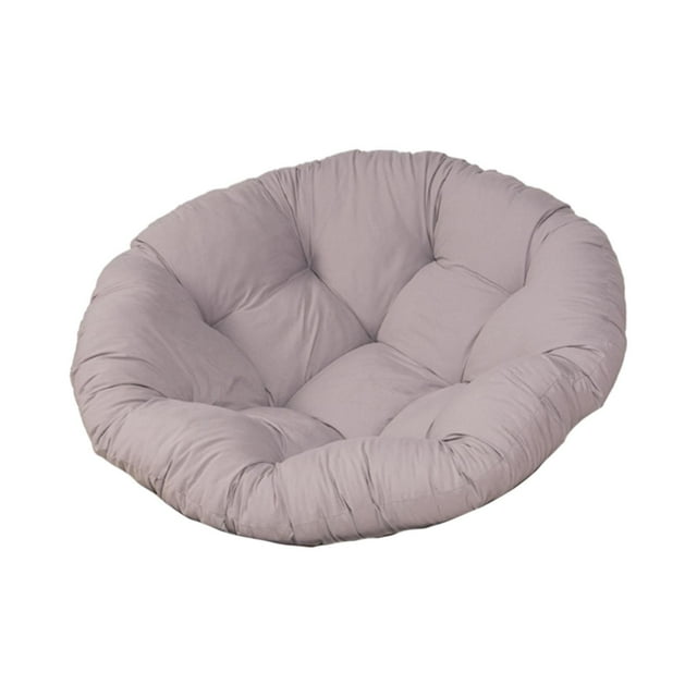 Cojín de silla de hamaca lavable cojín de asiento al aire libre para jardín de patio de cocina gris