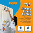 thumbnail image 3 of Basketball Themed Laundry Hamper for Kids Bedrooms and Dorms – Space-Saving Over-the-Door Clothes Basket, 3 of 5