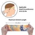 thumbnail image 4 of Lsque Sunshine Colorful Cloud Rabbit Pattern Sweatbands Sports Headband for Men & Women - Moisture Wicking Athletic Cotton Terry Cloth Sweatband for Tennis, Basketball, Running, 4 of 9