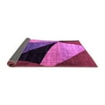 thumbnail image 2 of Ahgly Company Indoor Round Oriental Purple Modern Area Rugs, 4' Round, 2 of 4