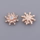 thumbnail image 4 of 10x Botones de de cristal Adornos de espalda plana Decoración de del teléfono de bricolaje, 4 of 9