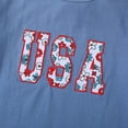 thumbnail image 6 of Okbabeha Mommy and Me Matching 4th of July Outfits Shirt Mom Kids Baby Fourth of July USA Shirt/Romper Family Matching Outfit, 6 of 7