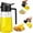 01_Black, variant on PTSPLLMY Olive Oil Sprayer for Cooking, 2 In 1 Glass Oil Dispenser 16oz- 470ml Premium Spray Bottle for Kitchen Gadgets and Air Fryer Accessories, Salad, BBQ - Dark Green