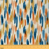 Feelyou Watercolor Graffiti Fabric by the Yard 1 Yard, Retro Fashion Home Decor Fabric by the Yard, Chic Minimalism Sewing Fabric, Super Cozy Room Decor