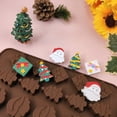 thumbnail image 5 of KMMYS 2Pcs Christmas Silicone Molds – Santa Claus, Gift Box, Christmas Tree & Snowflakes Designs, Non-Stick Chocolate Cake Moulds, Baking Supplies for Desserts, Chocolate, and Cake Decorations, 5 of 6