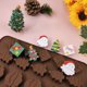 thumbnail image 5 of Ganfancp 2Pcs Christmas Series Santa Claus Caja de Regalo Árbol de Navidad Molde de Gel de Sílice, 5 of 6