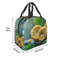 thumbnail image 3 of Honeii Fresh Passion Fruit Still Life Print Lunch Bag Women, Lunch Box Lunch Bag for Women Adult Men, Small Leakproof Cute Lunch Tote Large Capacity Reusable, 3 of 8