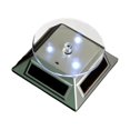 thumbnail image 1 of ruzhgo Display Stand Watch Rack Solar Showcase Earrings Turntable Battery-operation Rotary Design Long-lasting Jewelry Supplies White Silver, 1 of 6