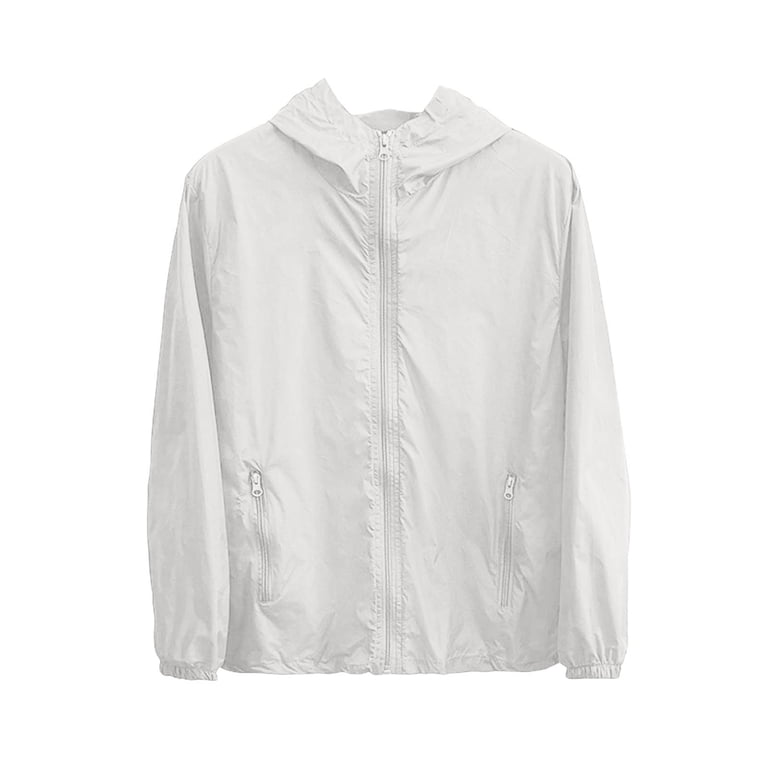 Mgmyaa Women's Hooded Zip Up Jacket Long Sleeve UV Protection Outdoor ...